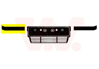 Trim/Protection Strip, bumper (0635582)