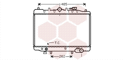 Radiator, engine cooling (27002024)