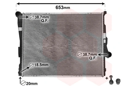 Radiator, engine cooling (06002205)