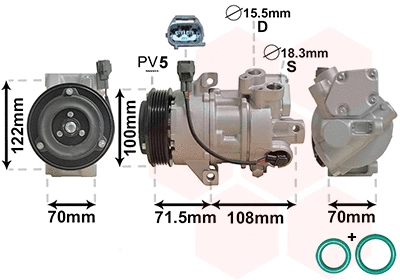 Compressor, air conditioning (3200K249)