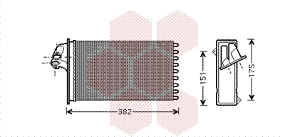Heat Exchanger, interior heating (30006355)