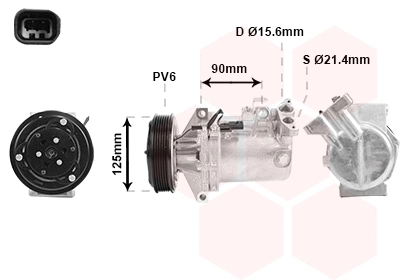 Compressor, air conditioning (4300K495)