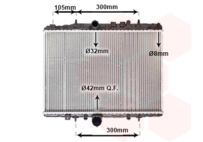 Radiator, engine cooling