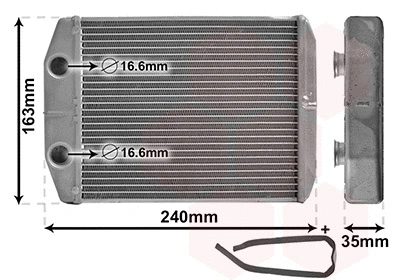 Heat Exchanger, interior heating (15006014)