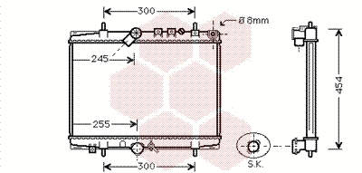 Radiator, engine cooling (40002202)