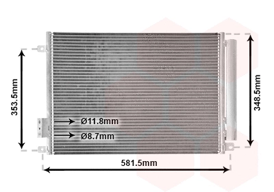 Condenser, air conditioning (17015700)
