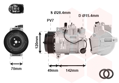 Compressor, air conditioning (7400K090)