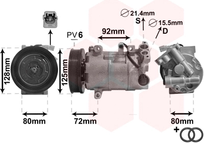 Compressor, air conditioning