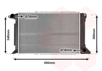 Radiator, engine cooling (18002261)