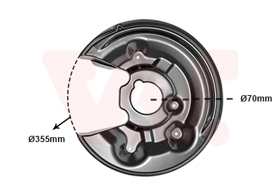 Splash Guard, brake disc (5839373)