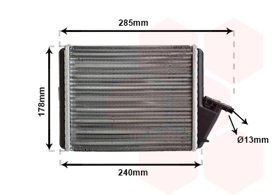 Heat Exchanger, interior heating (09006031)