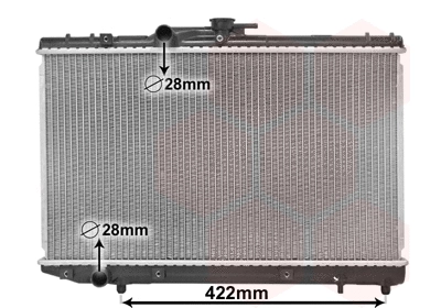 Radiator, engine cooling (53002227)