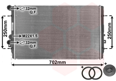 Radiator, engine cooling