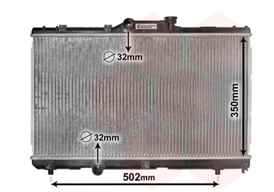 Radiator, engine cooling (53002147)
