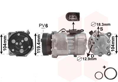 Compressor, air conditioning (1800K321)