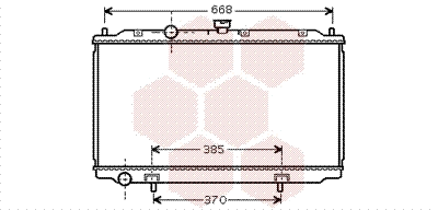 Radiator, engine cooling (13002221)