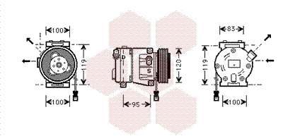 Compressor, air conditioning (1700K050)