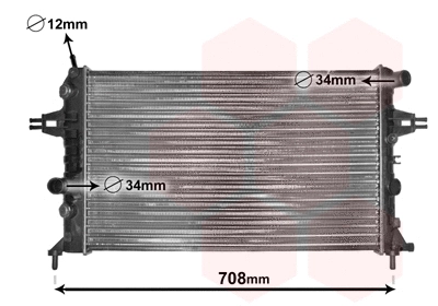 Radiator, engine cooling (37002254)