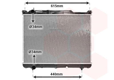 Radiator, engine cooling (52002099)
