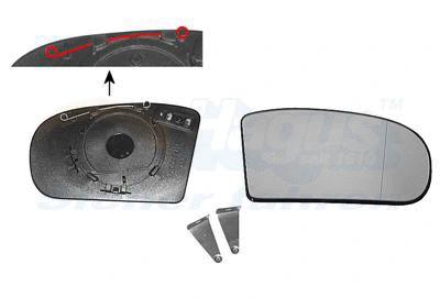 Mirror Glass, exterior mirror (3032838)