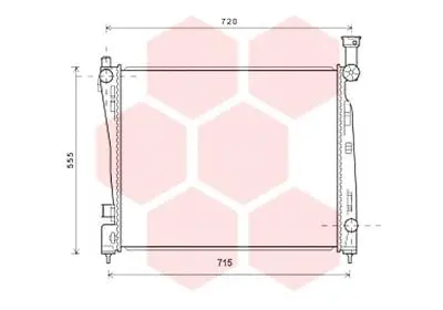 Radiator, engine cooling (21002054)