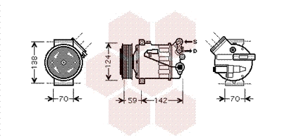 Compressor, air conditioning (3700K450)