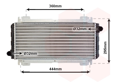 Radiator, engine cooling (18002044)