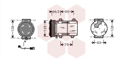 Compressor, air conditioning (1800K276)