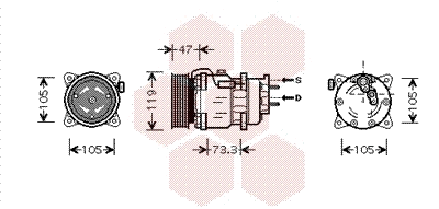 Compressor, air conditioning (4000K242)