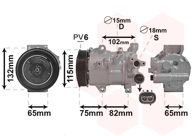 Compressor, air conditioning (5301K701)