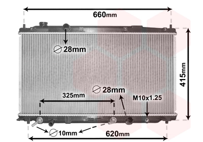 Radiator, engine cooling (25002277)
