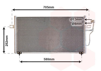 Condenser, air conditioning (59005086)
