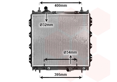 Radiator, engine cooling (07002072)
