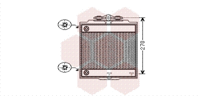 Radiator, engine cooling (06002366)