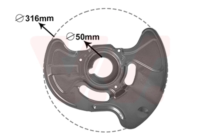 Splash Guard, brake disc (3032371)