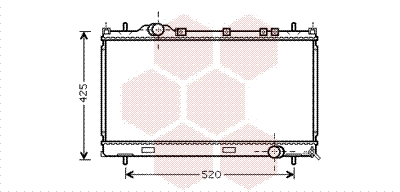 Radiator, engine cooling (07002101)