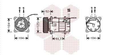 Compressor, air conditioning (5900K122)