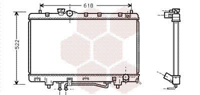 Radiator, engine cooling (53002242)