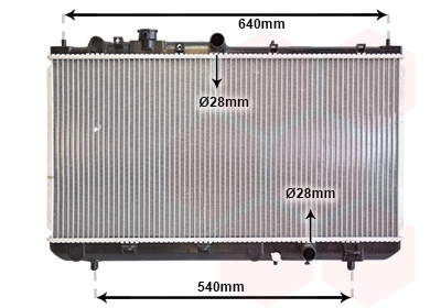 Radiator, engine cooling (27002153)