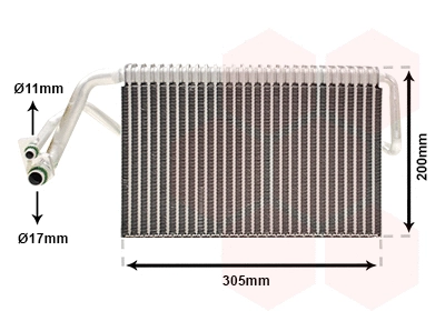Evaporator, air conditioning (3000V486)