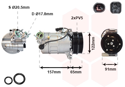 Compressor, air conditioning