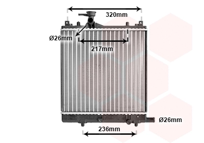 Radiator, engine cooling (52002057)