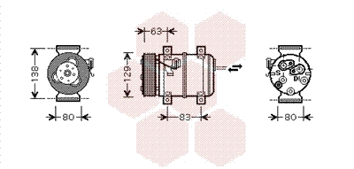 Compressor, air conditioning (5900K120)