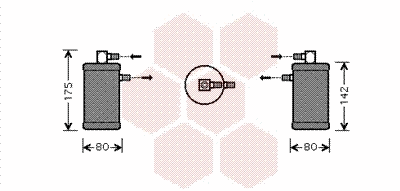Dryer, air conditioning (1700D349)
