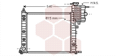 Radiator, engine cooling (30002265)