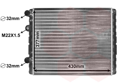 Radiator, engine cooling (58002129)