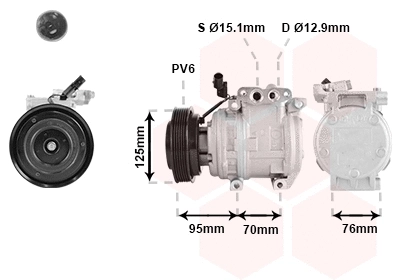 Compressor, air conditioning (8301K716)