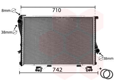 Radiator, engine cooling (06002233)