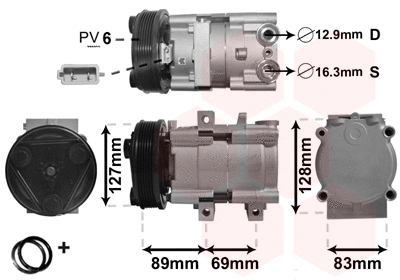 Compressor, air conditioning (1800K322)