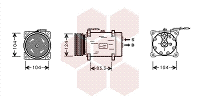 Compressor, air conditioning (4300K244)